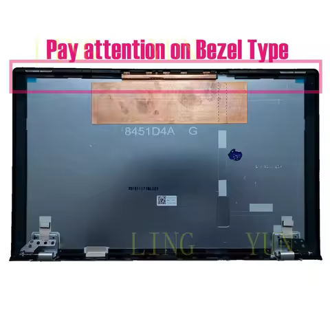 Z Silver LCD Back Cover for Asus ZenBook 13 UX333F/UX333FA/UX333FN with Hinges