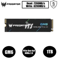 Acer Predator GM6 M.2 PCIe 4x4 NVMe 2.0 SSD (1TB)