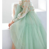 Tm 9311 Alberta puffy tulle imported skirt