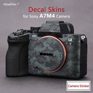 Hinefilm Skin for A7M4 Sticker A74 Camera Premium Decal Skin for Sony ILCE-7M4 / A7 IV Skin Protecto