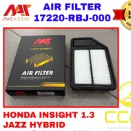 MEAUSU AIR FILTER HONDA INSIGHT 1.3 , JAZZ HYBRID ( MSAF-RBJ / 17220-RBJ-000 ）PENAPIS UDARA