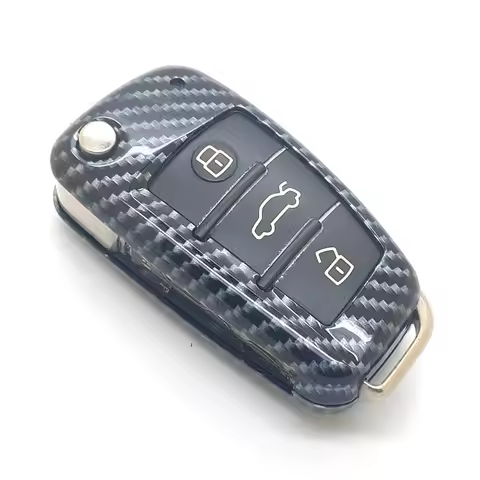 For Audi A2 A3 A4 A6 A6L A8 TT RS S1 Q5 Q7 A1 Q3 Quattro Flip Key Fob Shell 3 Button Folding Remote 