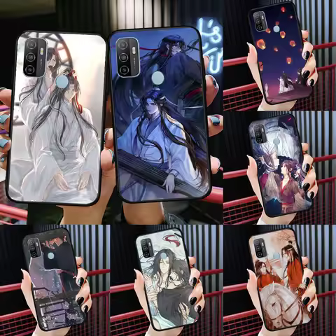 mo dao zu shi anime Case For Oppo A96 A76 A16 A15 A17 A52 A72 A54S A57S A58 A78 A98 A57 A77 A54 A74 