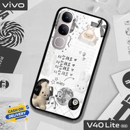 VIVO V40 LITE Glass Softcase - V40 LITE Mobile Phone Case [T126].