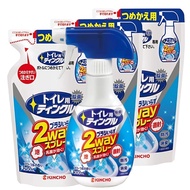 KINCHO 日本金鳥 - 馬桶強效清潔泡沫/強力直射兩用噴劑4入組(瓶裝300ML+補充包250MLX3) (瓶裝300ML+補充包250MLX3)