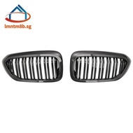 Car Front Kidney Grille Carbon Fiber Style Grill For     5 Series G30 G38 2017 -2020