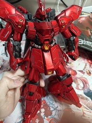 非bandai mg sazabi 大班電鍍沙扎比