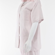 MUJI Men Side Seamless Seersucker S/Slv Pajamas (Asean)