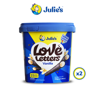 Julies Love Letters Vanilla 705g x 2 tubs