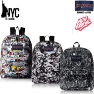 Jansport Superbreak Backpack Multi Comic Strip Backpack JS Comic School Bag JS Laptop Bag 2025 Trave