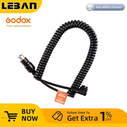 Godox AD-S1 Original PB960 / PB820 Power Cable Cord for Godox WITSTRO AD180 AD360 AD360II Flash Spee