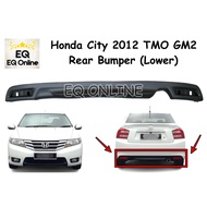 Honda City 2012 TMO TM0 GM2 GM3 Facelift Lower REAR Bumper Skirt Diffuser PP Plastic (BUMPER BELAKANG) 2013 2014