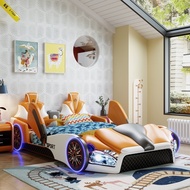เตียงนอน ลายรถสปอร์ต พร้อมไฟและลำโพงหัวเตียง สีเพิ่มเติมสอบถามได้ Sports car bed There are lights an