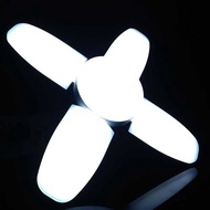 E27 60W Fan Blade LED Bulb Decorative Light - White 6500K
