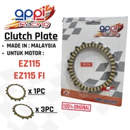 YAMAHA EZ115FI EZ115 EZ 115 CLUTCH PLATE ORIGINAL APPI 1SET 3+1PC  HIGH QUALITY RACING CLUTCH PLATE