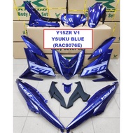 Cover Set Rapido Yamaha Y15ZR V1 V2 Ysuku Accessories Motor Y15 Ysuku Blue Yellow Color Y15ZR / Motor Accessories