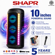 【5 years warranty】Bluetooth speaker-68000mAh long battery life with microphone karaoke colorful ligh