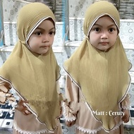 Hijab BERGO Children Aged 2-8 Years Old MODEL Wears Beautiful