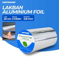 ( LAKBAN UKURAN BESAR ) Lakban Anti Bocor Anti Air Alumunium Foil Butyl Rubber Tahan Panas Tambal Atap Lem Talang 10cm x 5M Ukuran Besar COD