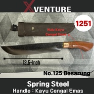 XVenture Spring Steel Knife Parang Besarung No.125 / Camping Knife / Pisau Parang / Camping / Fishin