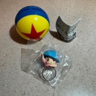 全新迪士尼怪獸公司Boo造型戒指連Pixar波造型底座 Disney Monsters Inc. Boo Ring with Pixar ball for Storage 扭蛋