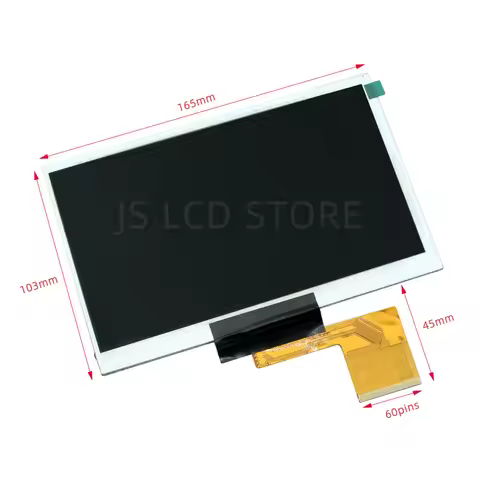 7 inch LCD Display 60pins 800*480 For Contec BC300 semi-automated chemistry analyzers
