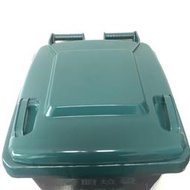 Metis 140L升加厚餐廚垃圾桶墨綠色全新料環衛車配套塑料帶輪帶蓋子