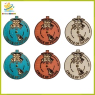 [Boomfashion] Fifths Wheel Metal Melody Tool Chord Wheel With Stand Holder Music Theory Learning Too