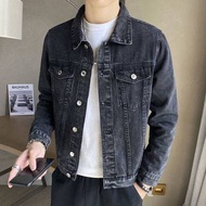 ✨Ready Stock✨ jaket jeans lelaki denim coat Fall 2023 New Men's Denim Jacket Slim Fit Handsome Korea