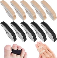 JFHNMLW 10 Pcs Buddy Tape Finger Straps, Hook and Loop Splint for Finger Buddy Straps, Index Finger
