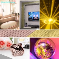 GentleHappy Mirror Mosaic Tiles Stickers DIY Self-Adhesive Mini Square Acrylic Wall Sticker sg