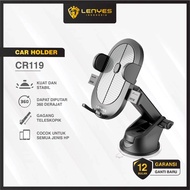 LENYES CR119 Car Phone Holder For Dashboard or Car Glass Strong Sturdy Original/car cellphone holder