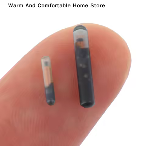 【SE】1pc 125KHZ 2.12*12mm/1.25*7mm Microchip Animal RFID tag with EM4305 chip ISO11784/5 FDX-B for Fi