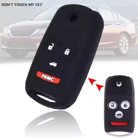 4 Button Silicone Car Remote Control Key Shell Cover Skin Holder Fob Case For Honda Accord Acura ZDX