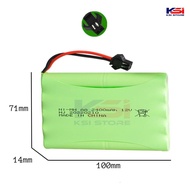 2400mAh Ni-MH Rc Rechargeable Battery Bateri Kereta Kontrol 12v 9.6v 8.4v 7.4v 7.2v 6.0v 4.8v 3.6v 2