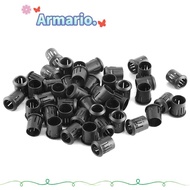 ARMARIO 50PCS Diode Holder, Black 8/10mm LED Holder, Durable Nylon Material LED Clip Light Emitting 