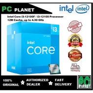 Intel Core i3-12100F / i3-12100 Processor 12M Cache, up to 4.30 GHz