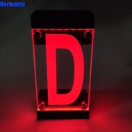 JOYEX Solar Powered House Number Sign, IP55 Waterproof Remote Controller RGB Color Address Light, 3D