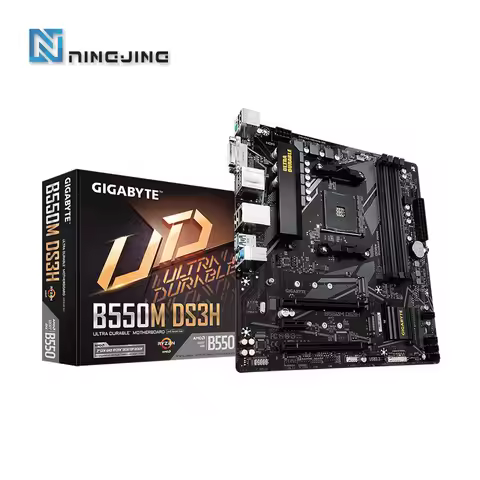 GIGABYTE GA B550M DS3H Micro-ATX New AMD B550 DDR4 4266(OC)MHz M.2 128G PCI-E 4.0 Double Channel Soc