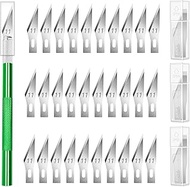 Baijuyi Craft Knife Hobby Knife Exacto Knife Upgrade Precision Carving With 30 PCS Spare Exacto Knif