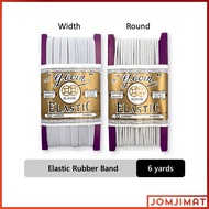 Blouse Elastic Rubber Band Round Width For Pants Skirts / Lebar Getah Band Elastic Cord / Elastic Ba