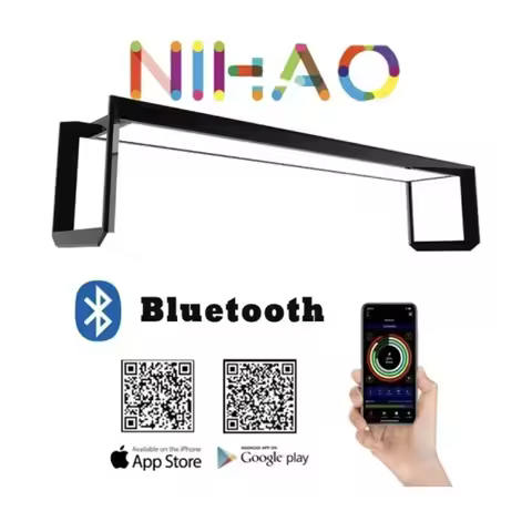 MicMol NiHao Bluetooth / App Control Aquarium Plant Light Full Spectrum Freshwater Lamp