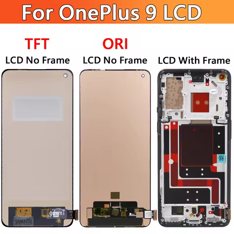 Super AMOLED For OnePlus 9 1+9 LCD Display Touch Screen Digitizer Assembly For Oneplus 9 Pro Display