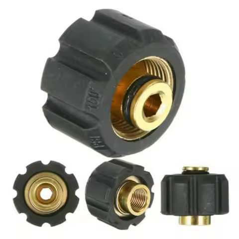 Adapter Foam Lance Adapter Hose Lance 1 Pcs M22 1/4 M22X1/4 160bar New Accessories Plastic Coupler X