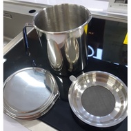 Stainless steel oil pot Strainer / oil container oil Strainer oil container