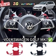 VOLKSWAGEN GOLF MK7 GTI R-LINE SCIROCCO PADDLE SHIFT ALLOY BLACK/RED