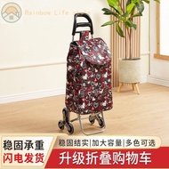 Shopping Luggage Trolley Household Portable Supermarket Trolley Elderly Climbing Portable Foldable Trailer Trolley Trolley GSCK