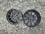 FLOW FORMING Wheels THAILAND TC105X Sport Rim - 17x8J 5x100 ET35 - Gloss Black  &amp; Hyper Black - READY STOCK