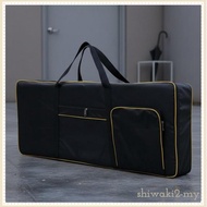 [ShiwakibcMY] 61 Key Keyboard Bag Waterproof 61 Key Keyboard Gig Bag 420D Black Blue-edge