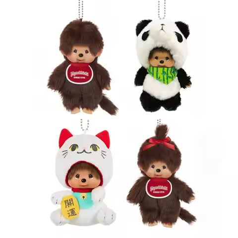 Monchhichi Keyrings Party Favors Gifts Monchhichi Keychain Pendant Monchhichi Keychains for Backpack